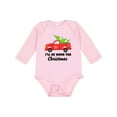 thumbnail image 1 of Inktastic I'll Be Home for Christmas Truck with Tree Boys or Girls Long Sleeve Baby Bodysuit, 1 of 5