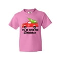 thumbnail image 1 of Inktastic I'll Be Home for Christmas Truck with Tree Youth T-Shirt, 1 of 5