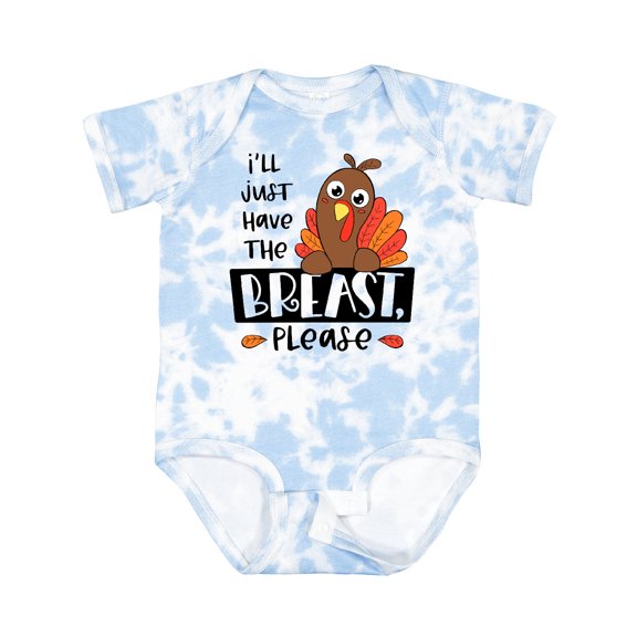 Inktastic I'll Just Have the Breast, Please Cute Turkey Boys or Girls Baby Bodysuit