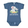 thumbnail image 1 of Inktastic I'll Never Forget That My Great Aunt Loves Me Cute Elephants Boys or Girls Baby Bodysuit, 1 of 5