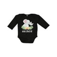 thumbnail image 1 of Inktastic I'll Never Forget That My Nana Loves Me with Cute Elephants Boys or Girls Long Sleeve Baby Bodysuit, 1 of 5
