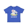 thumbnail image 1 of Inktastic I'll Never Forget That My Papa Loves Me with Cute Elephants Boys or Girls Baby T-Shirt, 1 of 5