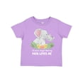 thumbnail image 1 of Inktastic I'll Never Forget That My Papa Loves Me with Cute Elephants Boys or Girls Toddler T-Shirt, 1 of 5