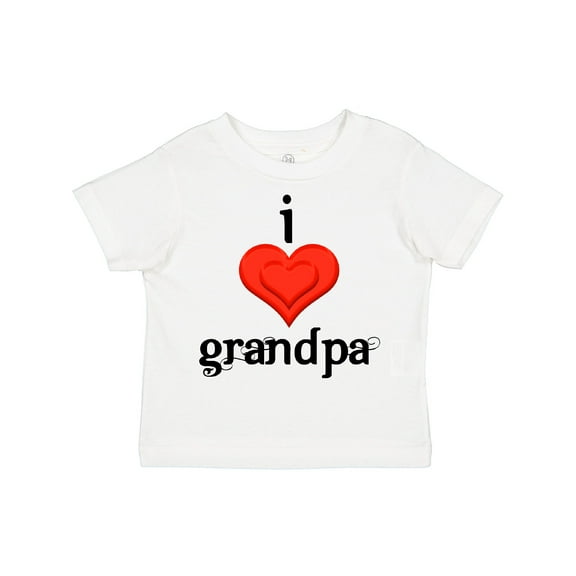 Inktastic I love Grandpa Boys or Girls Toddler T-Shirt