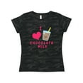thumbnail image 1 of Inktastic I love chocolate milk Women's T-Shirt, 1 of 5