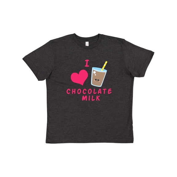 Inktastic I love chocolate milk Youth T-Shirt