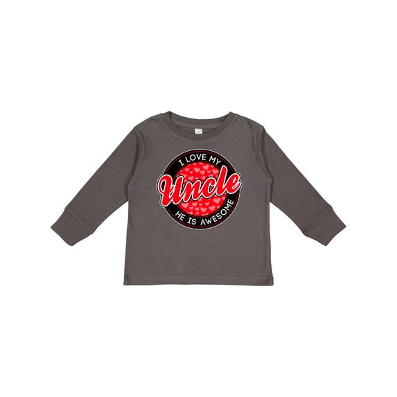 Inktastic I love my Uncle Boys or Girls Long Sleeve Toddler T-Shirt