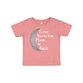 thumbnail image 1 of Inktastic I love you to the moon & back. Boys or Girls Baby T-Shirt, 1 of 5