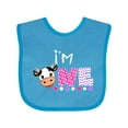 thumbnail image 1 of Inktastic I'm 1 Cute Cow and Polka Dots Boys or Girls Baby Bib, 1 of 4