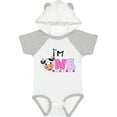 thumbnail image 1 of Inktastic I'm 1 Cute Cow and Polka Dots Boys or Girls Baby Bodysuit, 1 of 5