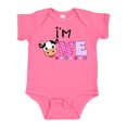 thumbnail image 1 of Inktastic I'm 1 Cute Cow and Polka Dots Boys or Girls Baby Bodysuit, 1 of 5