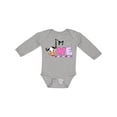 thumbnail image 1 of Inktastic I'm 1 Cute Cow and Polka Dots Boys or Girls Long Sleeve Baby Bodysuit, 1 of 5