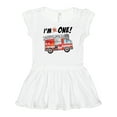 thumbnail image 1 of Inktastic I'm 1 Fire Truck 1st Birthday Girls Baby Dress, 1 of 5