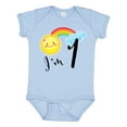 thumbnail image 1 of Inktastic I'm 1- First Birthday Sun Rainbow Boys or Girls Baby Bodysuit, 1 of 5
