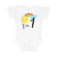 thumbnail image 1 of Inktastic I'm 1- First Birthday Sun Rainbow Boys or Girls Baby Bodysuit, 1 of 5