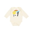 thumbnail image 1 of Inktastic I'm 1- First Birthday Sun Rainbow Boys or Girls Long Sleeve Baby Bodysuit, 1 of 5