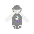 thumbnail image 1 of Inktastic I'm 1 Year Old Today-first Birthday Baby Penguin Boys or Girls Long Sleeve Baby Bodysuit, 1 of 5
