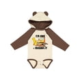 thumbnail image 1 of Inktastic I'm 1 and Crushing It Construction 1st Birthday Boys or Girls Long Sleeve Baby Bodysuit, 1 of 5