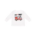 thumbnail image 1 of Inktastic I'm 2 Fire Truck 2nd Birthday Boys or Girls Long Sleeve Toddler T-Shirt, 1 of 5