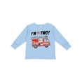 thumbnail image 1 of Inktastic I'm 2 Fire Truck 2nd Birthday Boys or Girls Long Sleeve Toddler T-Shirt, 1 of 5
