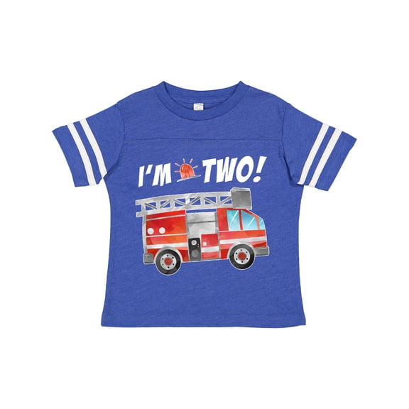 Inktastic I'm 2 Fire Truck 2nd Birthday Boys or Girls Toddler T-Shirt