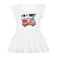 thumbnail image 1 of Inktastic I'm 2 Fire Truck 2nd Birthday Girls Toddler Dress, 1 of 5