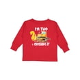 thumbnail image 1 of Inktastic I'm 2 and Crushing It Construction 2nd Birthday Boys or Girls Long Sleeve Toddler T-Shirt, 1 of 5
