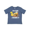 thumbnail image 1 of Inktastic I'm 2 and Crushing It Construction 2nd Birthday Boys or Girls Toddler T-Shirt, 1 of 5