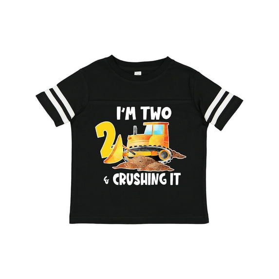 Inktastic I'm 2 and Crushing It Construction 2nd Birthday Boys or Girls Toddler T-Shirt