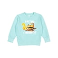 thumbnail image 1 of Inktastic I'm 2 and Crushing It Construction 2nd Birthday Toddler Sweatshirt, 1 of 4