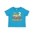 thumbnail image 1 of Inktastic I'm 2 and Digging It Bulldozer Boys or Girls Baby T-Shirt, 1 of 5
