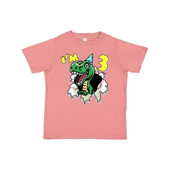 Inktastic I'm 3 Dinosaur Boys or Girls Toddler T-Shirt