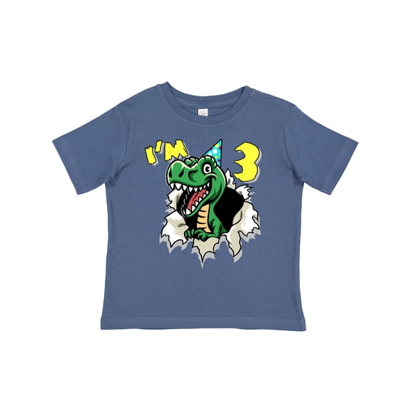 Inktastic I'm 3 Dinosaur Boys or Girls Toddler T-Shirt