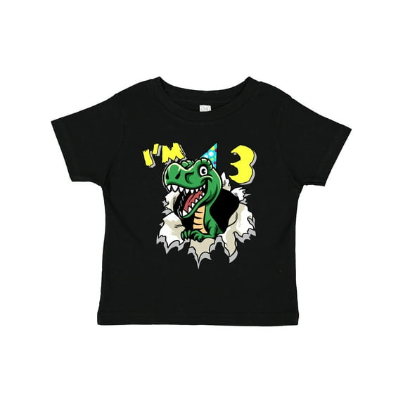 Inktastic I'm 3 Dinosaur Boys or Girls Toddler T-Shirt