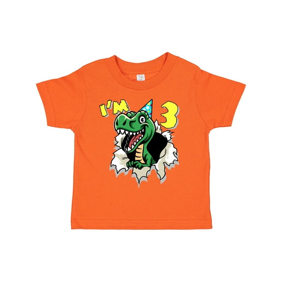Inktastic I'm 3 Dinosaur Boys or Girls Toddler T-Shirt