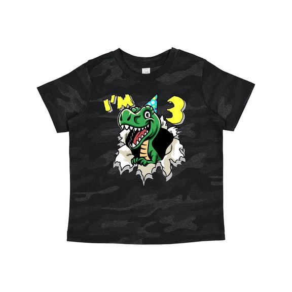 Inktastic I'm 3 Dinosaur Boys or Girls Toddler T-Shirt