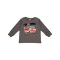 thumbnail image 1 of Inktastic I'm 3 Fire Truck 3rd Birthday Boys or Girls Long Sleeve Toddler T-Shirt, 1 of 5