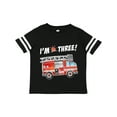 thumbnail image 1 of Inktastic I'm 3 Fire Truck 3rd Birthday Boys or Girls Toddler T-Shirt, 1 of 5