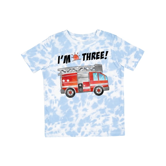 Inktastic I'm 3 Fire Truck 3rd Birthday Boys or Girls Toddler T-Shirt