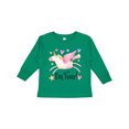 thumbnail image 1 of Inktastic I'm 4 Cute Rainbow Unicorn with Stars and Hearts Boys or Girls Long Sleeve Toddler T-Shirt, 1 of 5
