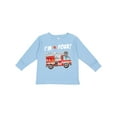 thumbnail image 1 of Inktastic I'm 4 Fire Truck 4th Birthday Boys or Girls Long Sleeve Toddler T-Shirt, 1 of 5