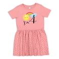 thumbnail image 1 of Inktastic I'm 4- Fourth Birthday Sun Rainbow Girls Toddler Dress, 1 of 5