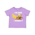 thumbnail image 1 of Inktastic I'm 4 and Crushing It Construction 4th Birthday Boys or Girls Toddler T-Shirt, 1 of 5
