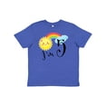 thumbnail image 1 of Inktastic I'm 5- Fifth Birthday Sun Rainbow Youth T-Shirt, 1 of 5