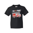 thumbnail image 1 of Inktastic I'm 5 Fire Truck 5th Birthday Youth T-Shirt, 1 of 5