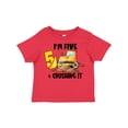 thumbnail image 1 of Inktastic I'm 5 and Crushing It Construction 5th Birthday Boys or Girls Toddler T-Shirt, 1 of 5