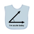 thumbnail image 1 of Inktastic I'm Acute Baby Funny Math Pun Boys or Girls Baby Bib, 1 of 4