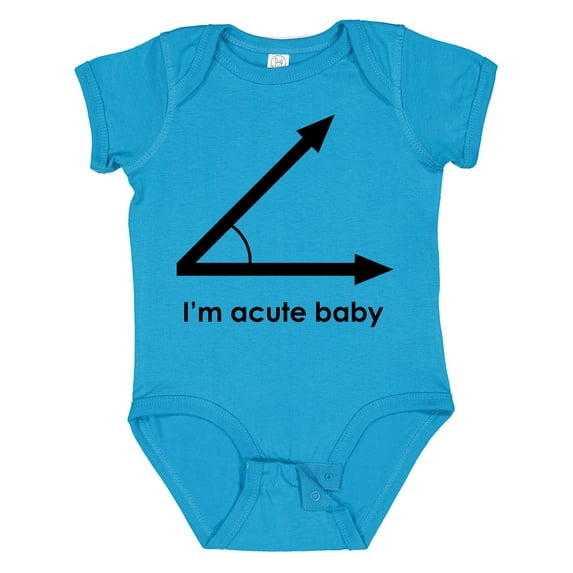 Inktastic I'm Acute Baby Funny Math Pun Boys or Girls Baby Bodysuit