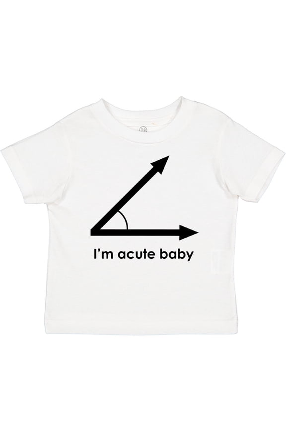 I'm Acute Baby Funny Math Pun Boys or Girls Baby T-Shirt