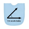 thumbnail image 1 of Inktastic I'm Acute Baby Funny Math Pun Newborn Bib, 1 of 3